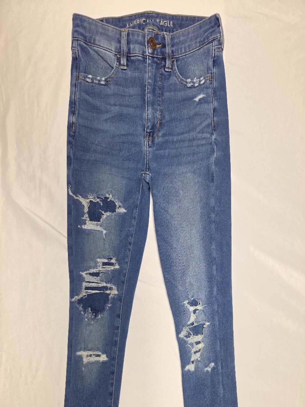 American Eagle The Dream Jean Distressed Skinny 4R